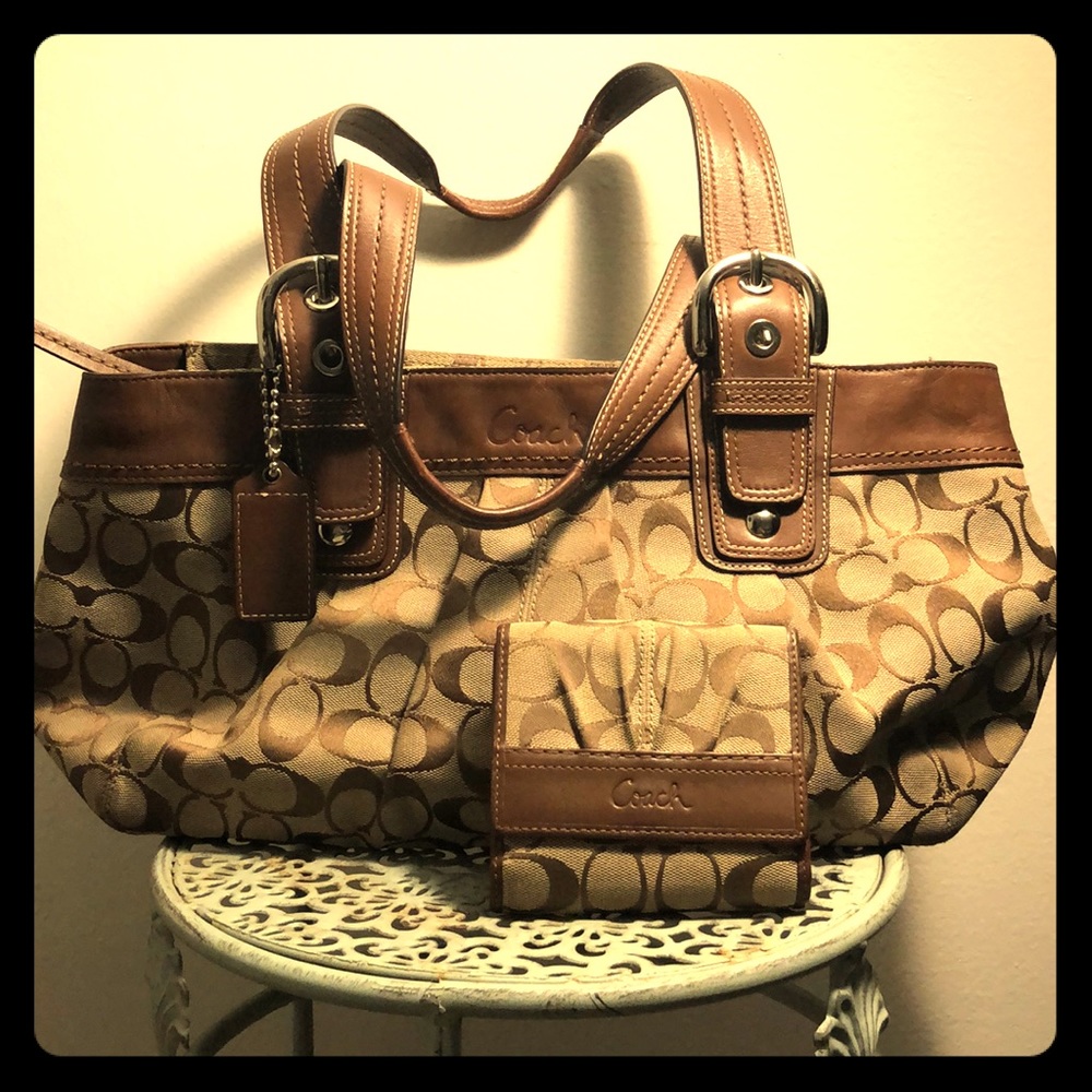 Coach Bundle: Vintage Purse + Wallet
